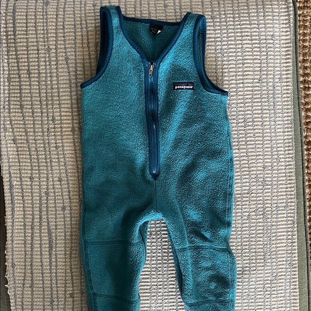 Patagonia Kids Turquoise Bodysuit